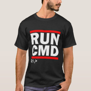 Camiseta Administradores Programadores Executam Cmd