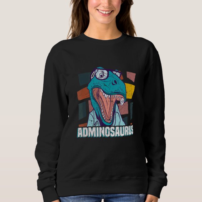 Camiseta Adminosaurus Código Codificação Tecnologia Desenvo (Frente)