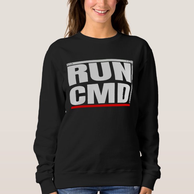 Camiseta Admins Programmers Run CMD (Frente)