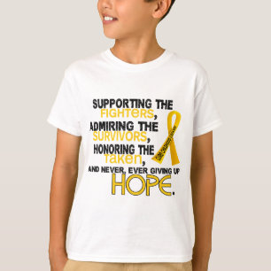 Camiseta Admiração de apoio honrando o cancer de 3,2