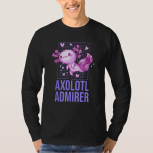 Camiseta Admirador de Axolote Meme de Animal Salamandra Tro
