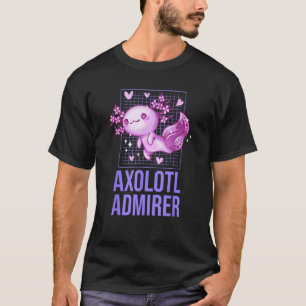 Camiseta Admirador de Axolote Meme de Animal Salamandra Tro