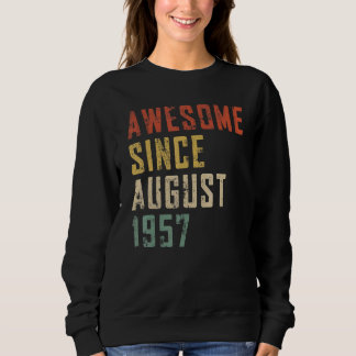 Camiseta Admirável Com 65 Anos Desde Agosto De 1957 65rua B
