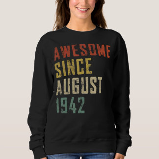 Camiseta Admirável De 80 Anos Desde Agosto De 1942 80 B