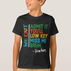 Camiseta Admito que sinto falta discretamente, mano, dos pr