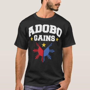 Camiseta Adobo ganha Engraçado Filipino Pavilhão do Sol nas
