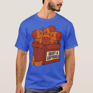 Camiseta Adoção de Capybara Kawaii Capy por Tobe Fonseca