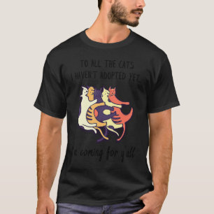 Camiseta Adoção de Gatos  Adoção de Resgate de Animais Doce