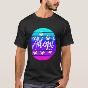 Camiseta Adoção de homens Retriever Dourado Animal Pet Resg