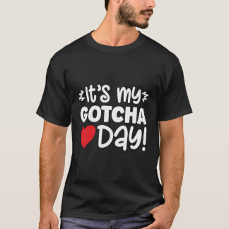 Camiseta Adoção do Dia do Meu Apanho Adotado Filho Adotado