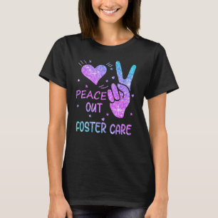 Camiseta Adoção Do Peace Out Foster Care Gotcha Day 2023