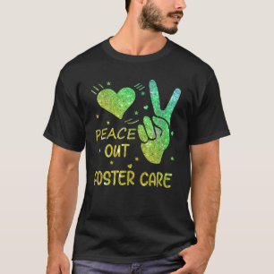 Camiseta Adoção do Peace Out Foster Care Gotcha Day 2023 T