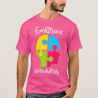 Camiseta Adolescência de Neurodiversidade Professores Crian