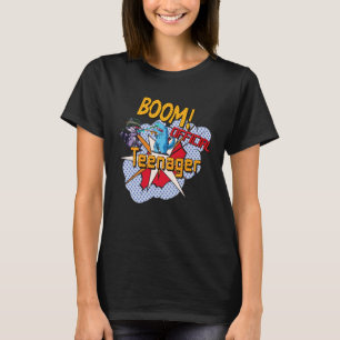 Camiseta Adolescente de 12 anos jogador de laser tag Lasert