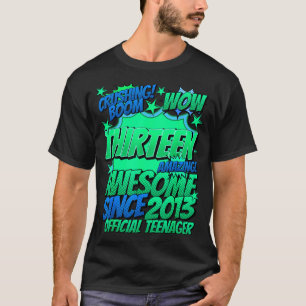 Camiseta Adolescente de 13 anos para meninos de 13 anos