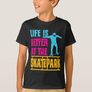 Camiseta Adolescente de skate Longboard Skatista Skate