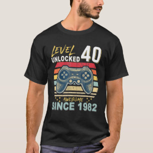 Camiseta Adolescente nível 40 desbloqueado incrível desde