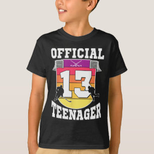 Camiseta Adolescente Oficial Aniversário de 13 anos de idad