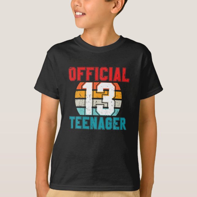 Camiseta Adolescente OFICIAL De 13 Anos Presente 13 Anivers (Frente)