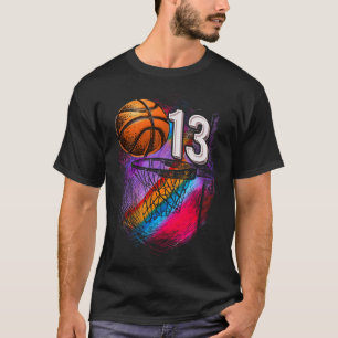 Camiseta Adolescente Oficial de Basquete de 13 anos de idad