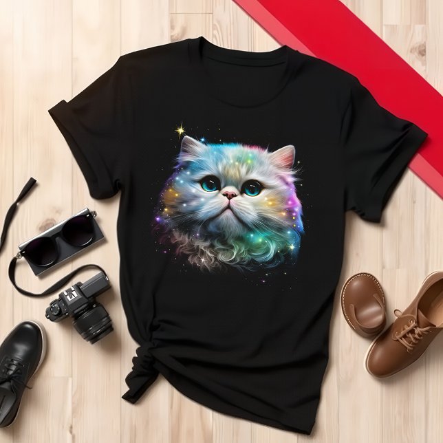Camiseta Adolescentes de Gatos Artísticos (Criador carregado)