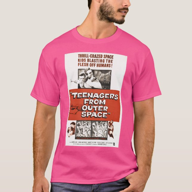 Camiseta Adolescentes Do Espaço Exterior (Frente)