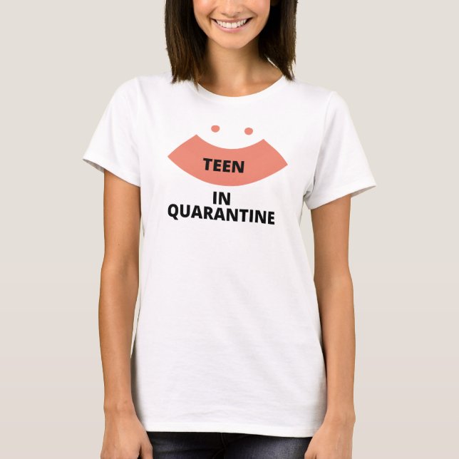 Camiseta Adolescentes em quarentena (Frente)