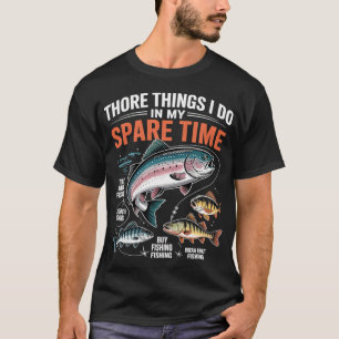 Camiseta Adolescentes engraçados pescando Nascidos para ir