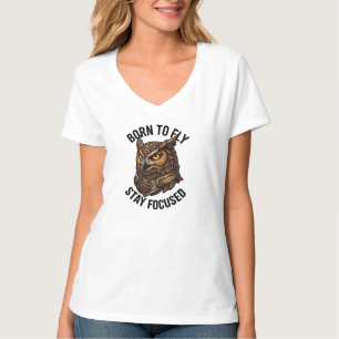 Camiseta ADOM Born To Fly Desenho de Coruja