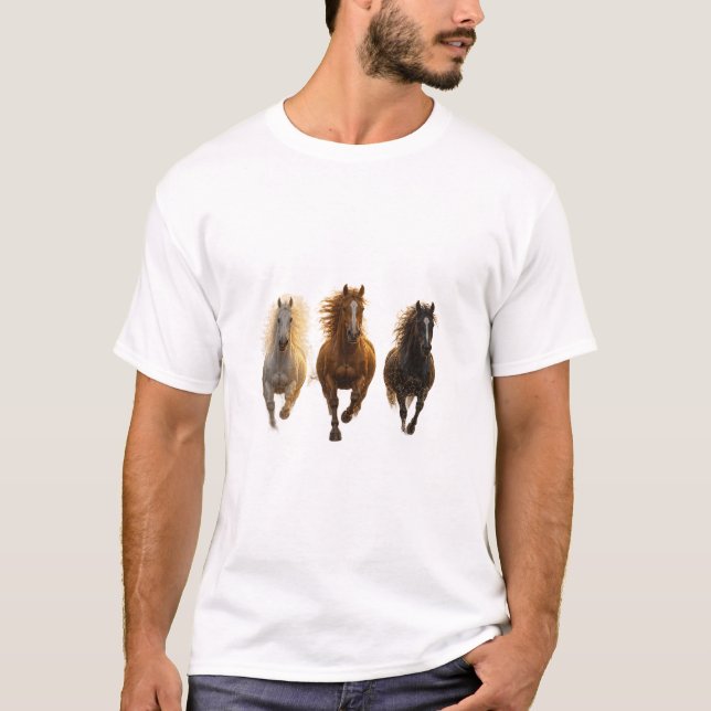 Camiseta ADOM Premium Minimalista de Arte de Caval (Frente)