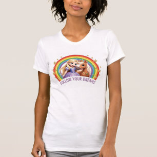 Camiseta ADOM Premium "Siga Seus Sonhos" Minimalista Mulher