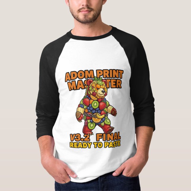 Camiseta Adom Print Master V3.2 Final (Frente)