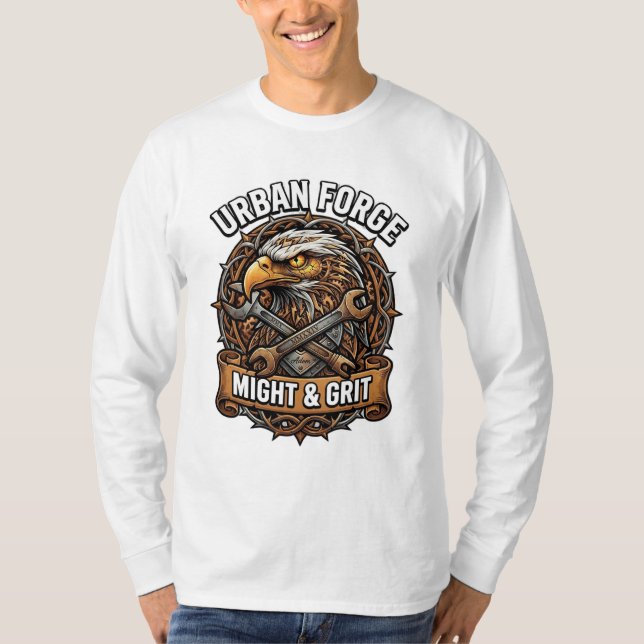 Camiseta ADOM Urban Forge Força e Garra (Frente)