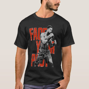 Camiseta Adonis Creed Enfrente Seu Passado tipografia verme