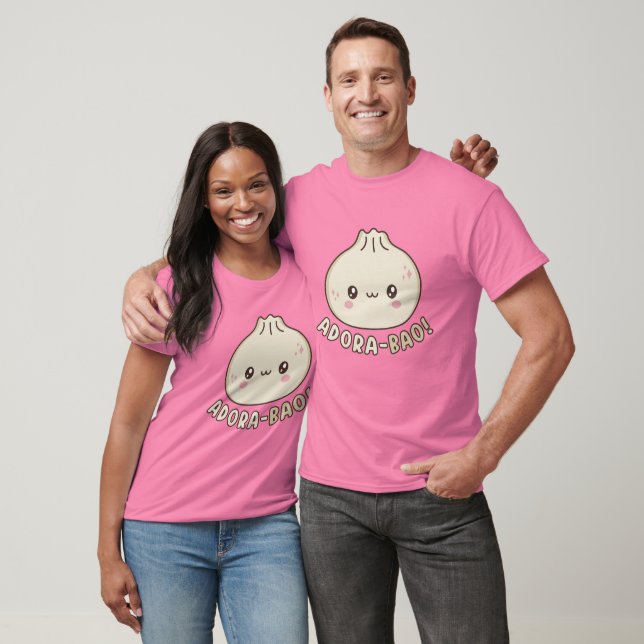Camiseta Adora-Bao Cute Kawaii Bao Dumpling Pun Lover (Unissex)