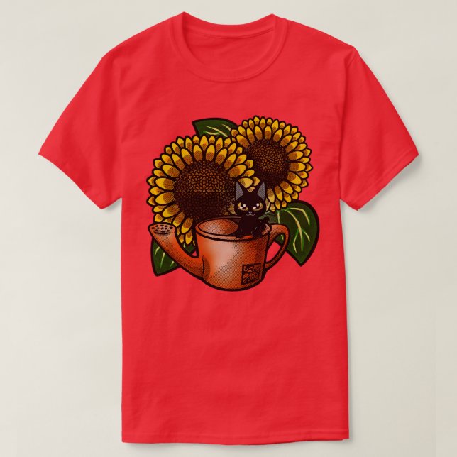 Camiseta Adora girassóis (Frente do Design)