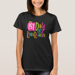 Camiseta Adorable 1º Dia Do Jardim De Infância Para Profess