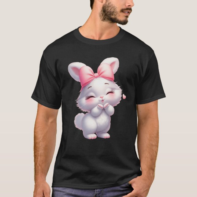 Camiseta Adorable Baby Bunny Illustration (Frente)