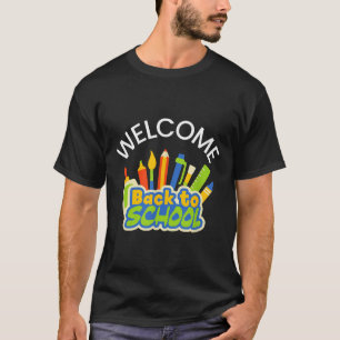 Camiseta Adorable Bem-Vindo de Volta à Escola para Professo