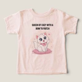 Camiseta Adorable Cat Graphic Tee for Kids & Animal Lovers