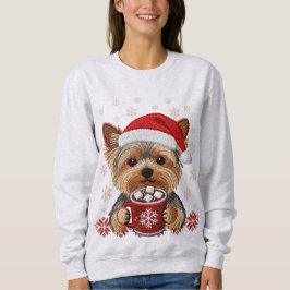 Camiseta Adorable Christmas Yorkshire Terrier
