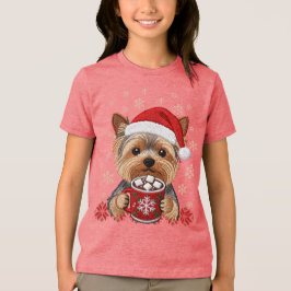 Camiseta Adorable Christmas Yorkshire Terrier