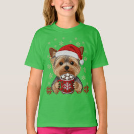 Camiseta Adorable Christmas Yorkshire Terrier