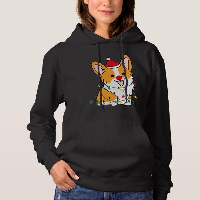 Camiseta Adorable Corgi Christmas (Frente)