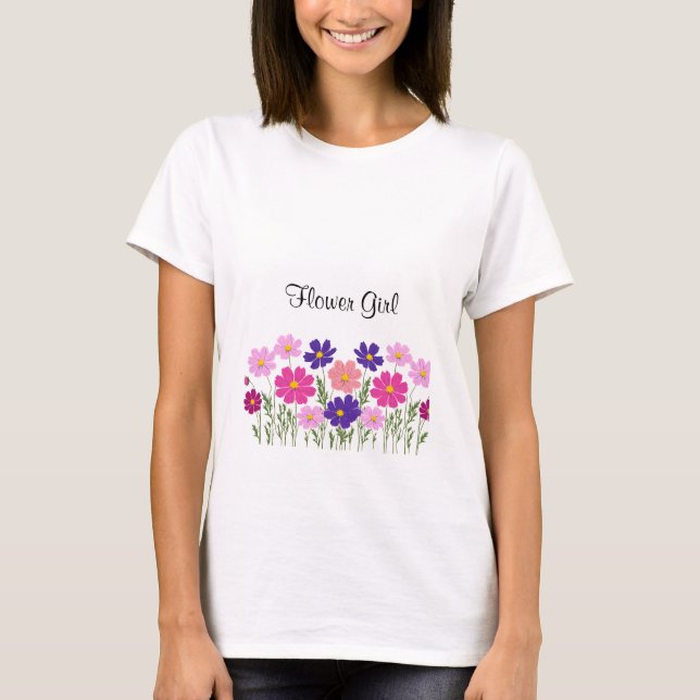 Camiseta Adorable Flower Girl Tee (Frente)