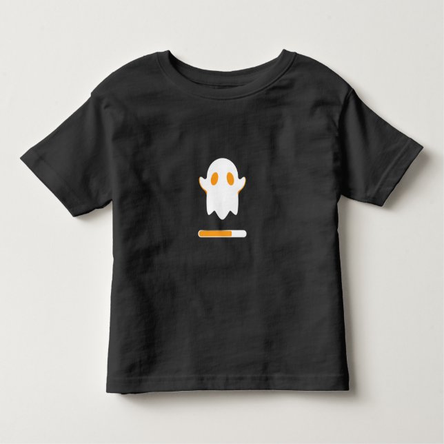 Camiseta Adorable Ghost & Loading Bar (Frente)