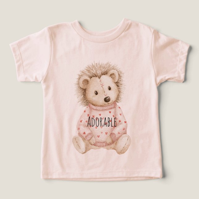 Camiseta Adorable Hedgehog Animal (Design frontal)