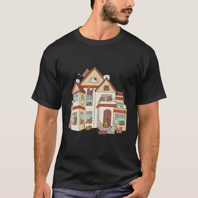 Camiseta Adorable House Cats in Cute Poses Cat  Cute Cats (Frente)