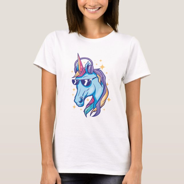 Camiseta Adorable Magick Unicorn (Frente)