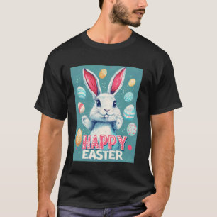 Camiseta Adorable Motivo de Coelhinho da Páscoa, Coelhinho